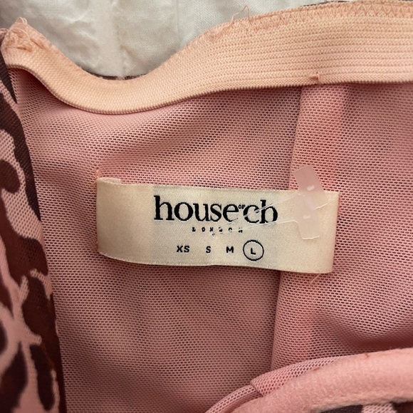 House of CB Clementine leopard mesh one shoulder ruched mini dress - Picture 11 of 16